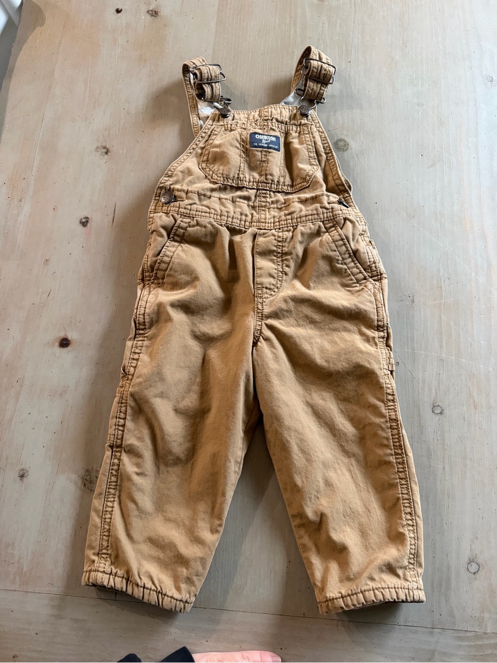 OshKosh B'gosh Children's Tan Workwear Overalls